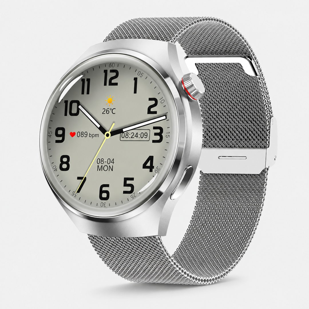 Health Smartwatch with Blood Pressure Tracker