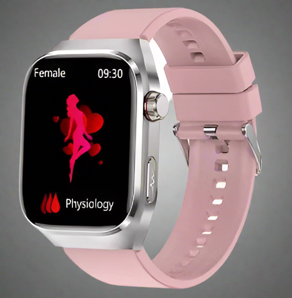 Health Smartwatch with EKG and 2.04 AMOLED Display – Monitor Heart Rate, Blood Sugar and More