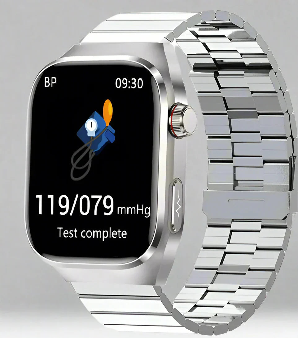 Health Smartwatch with EKG and 2.04 AMOLED Display – Monitor Heart Rate, Blood Sugar and More