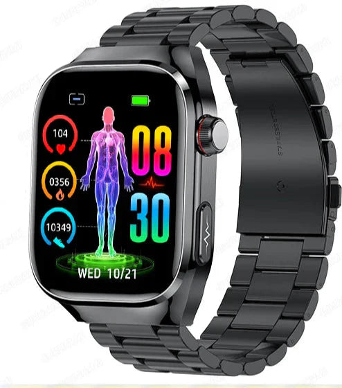 Health Smartwatch with EKG and 2.04 AMOLED Display – Monitor Heart Rate, Blood Sugar and More
