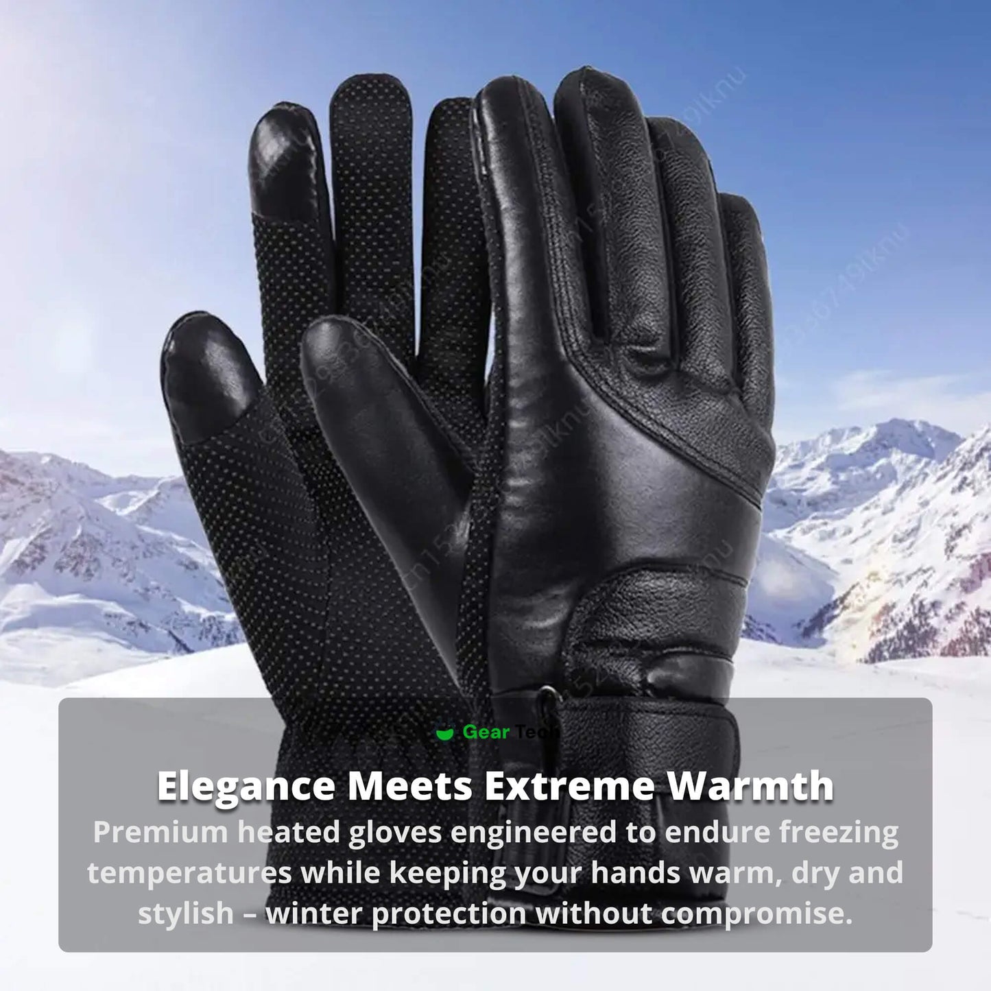 Heated Gloves for Women – Ladies Thermal Waterproof Winter Gloves with Touch Screen & USB Rechargeable Warm Design