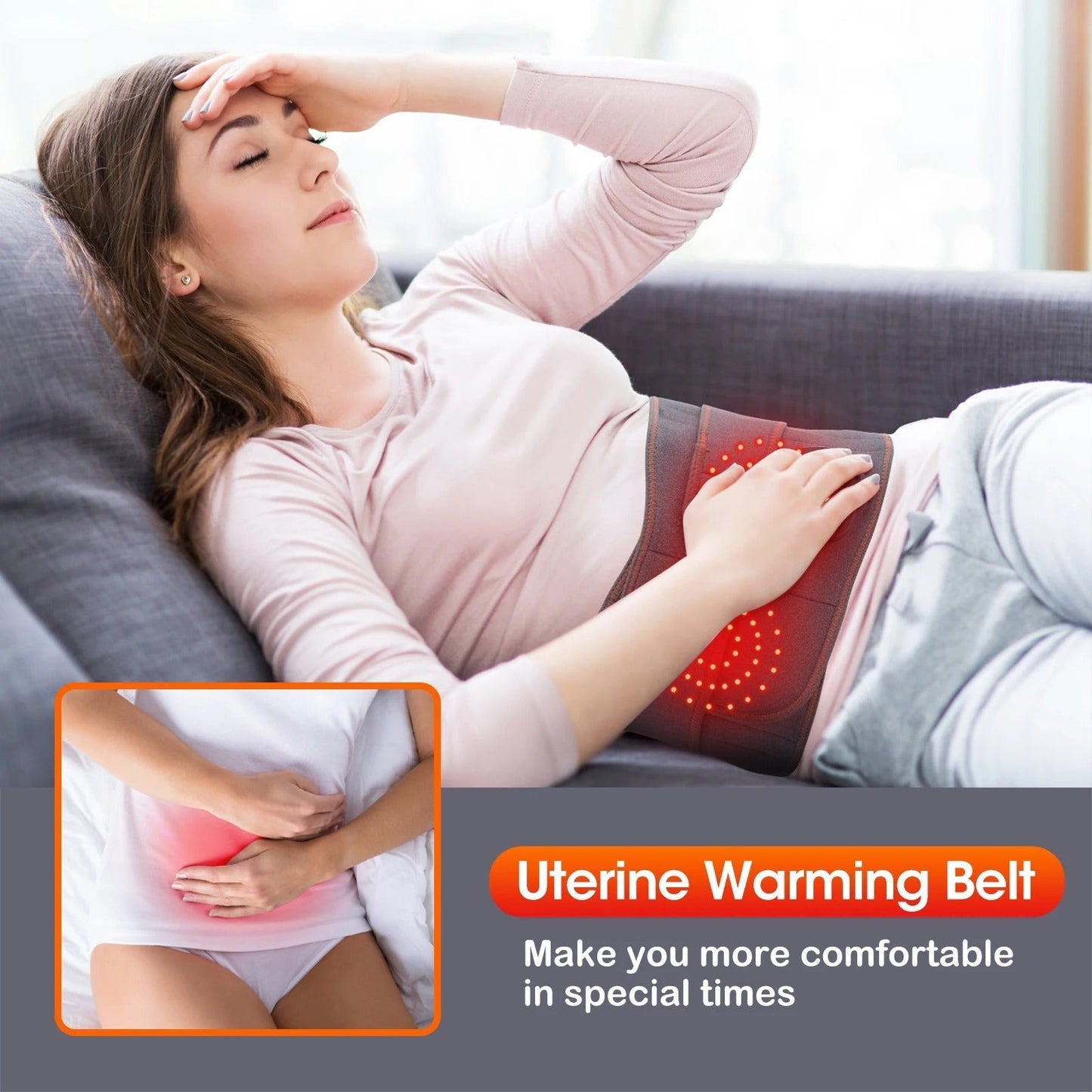 Heated Lumbar Support | Adjustable Heat Therapy