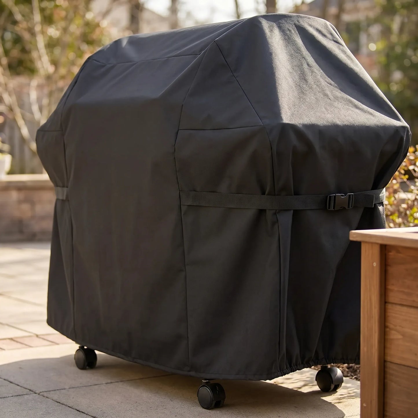 Heavy-Duty Barbecue Grill Cover