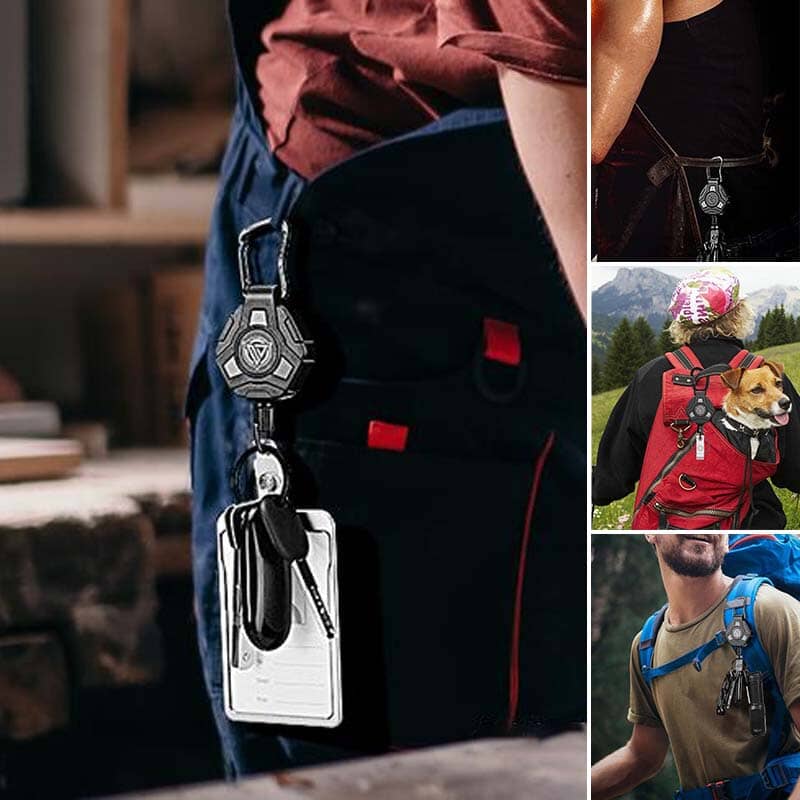 Heavy-Duty Retractable Keychain & Badge Reel