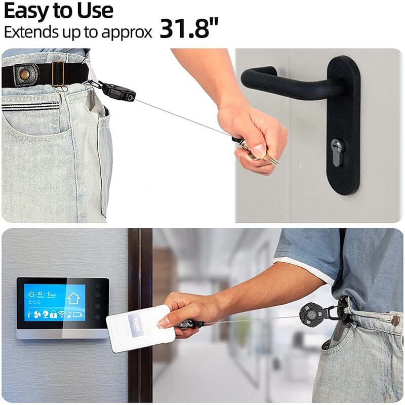 Heavy-Duty Retractable Keychain & Badge Reel