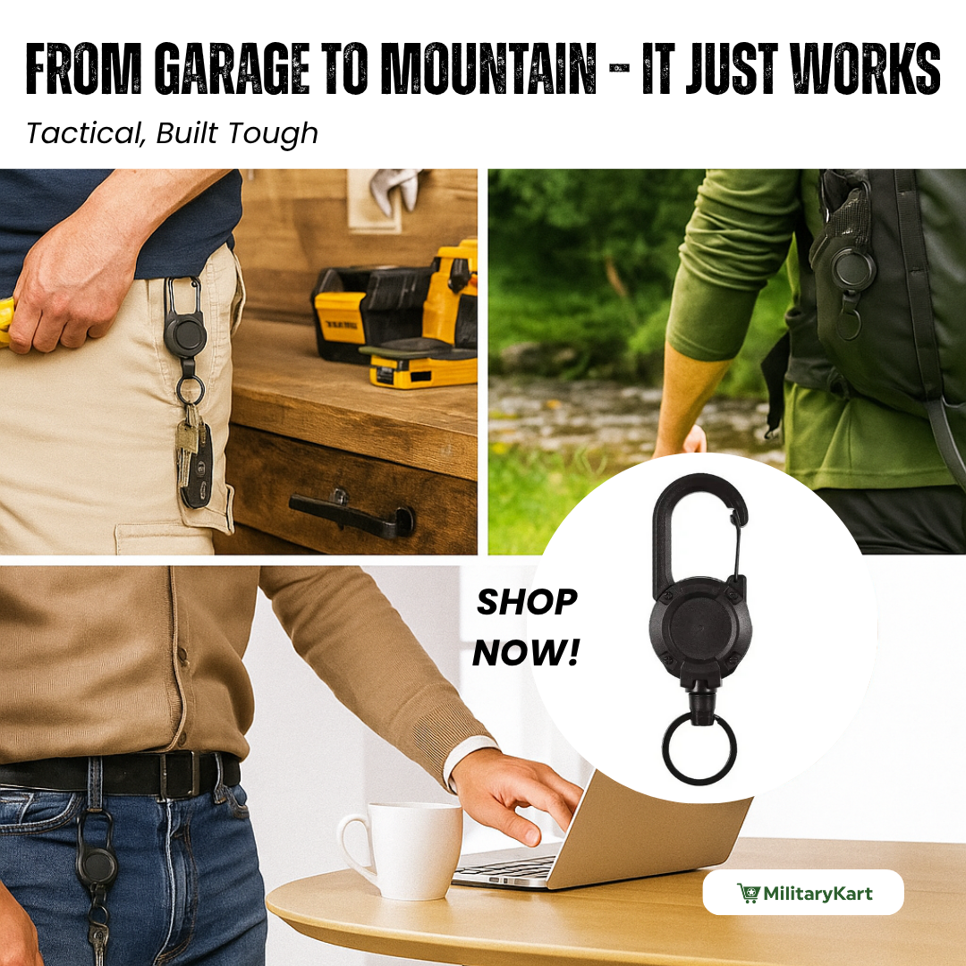 Heavy Duty Retractable Keychain for Keys & ID Badges