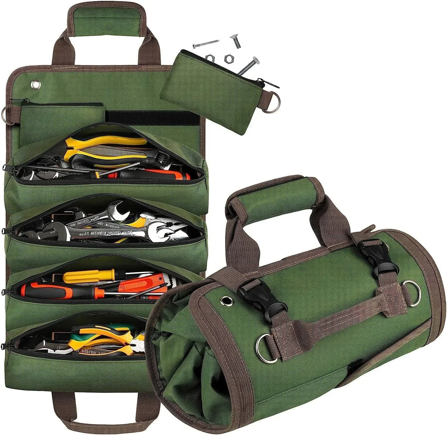 Heavy-Duty Roll-Up Tool Bag Organizer