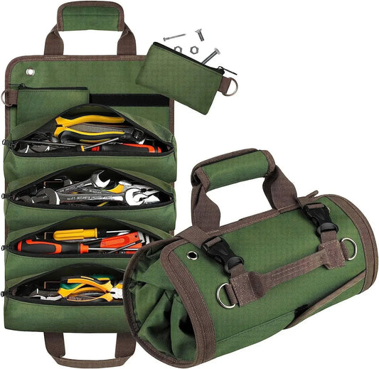 Heavy-Duty Roll-Up Tool Bag Organizer