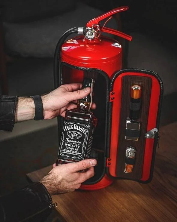Hidden Bar - Fire Extinguisher Design - Unique and Stylish