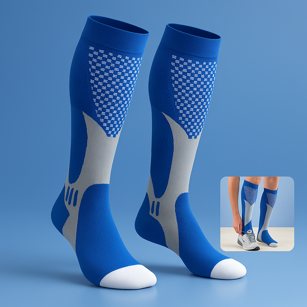 High-Grade Compression Socks - Reduces Swellings & Varicose Veins