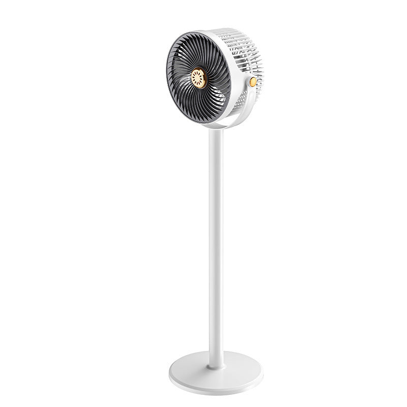 High-Performance Standing Fan with 360-Degree Rotation and Remote Control
