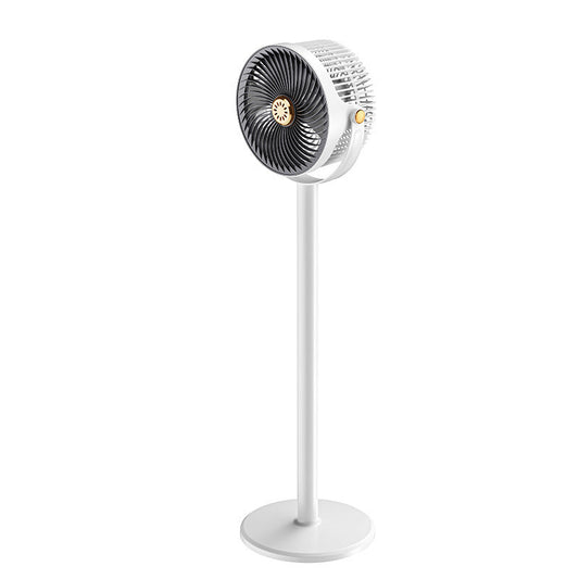 High-Performance Standing Fan with 360-Degree Rotation and Remote Control