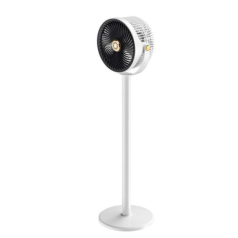 High-Performance Standing Fan with 360-Degree Rotation and Remote Control