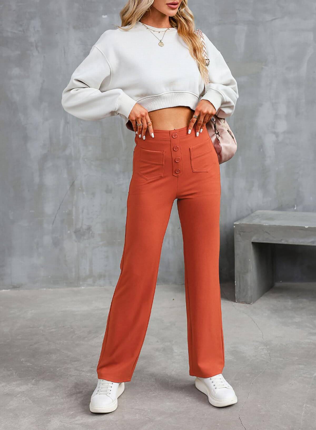 High Waist Trousers for Women