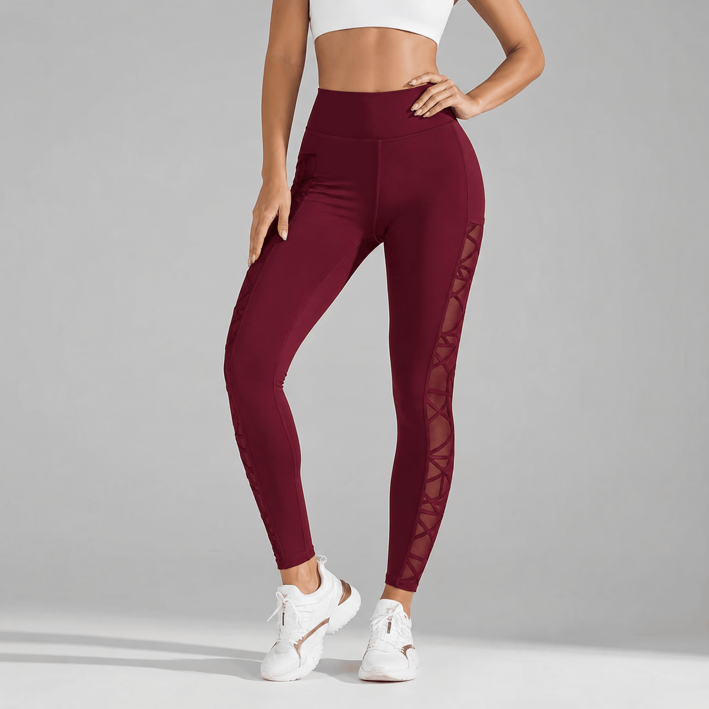 High Waisted Leggings with Hidden Pocket