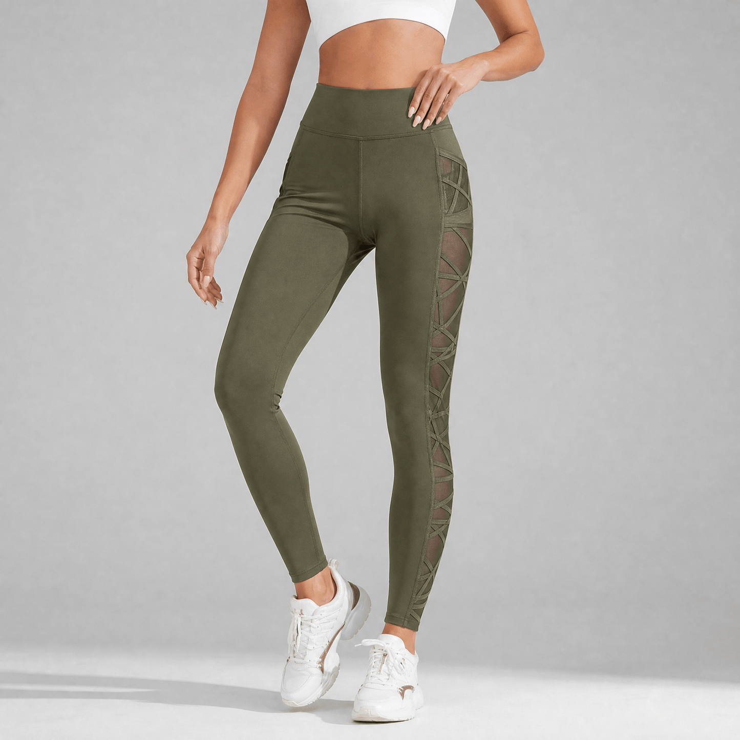 High Waisted Leggings with Hidden Pocket