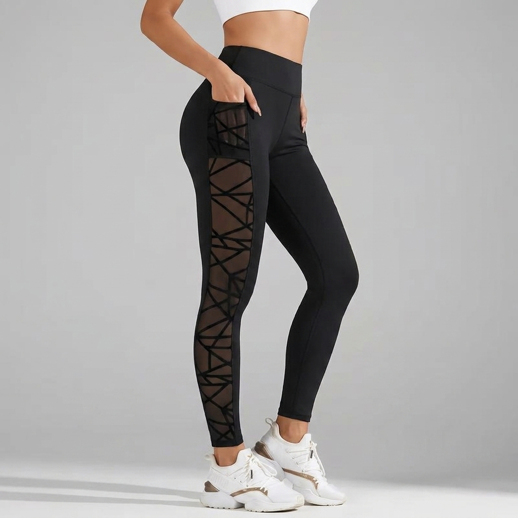 High Waisted Leggings with Hidden Pocket