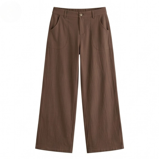 High-Waisted Wide-Leg Palazzo Pants