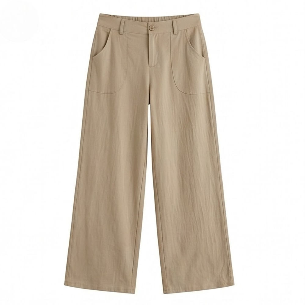 High-Waisted Wide-Leg Palazzo Pants