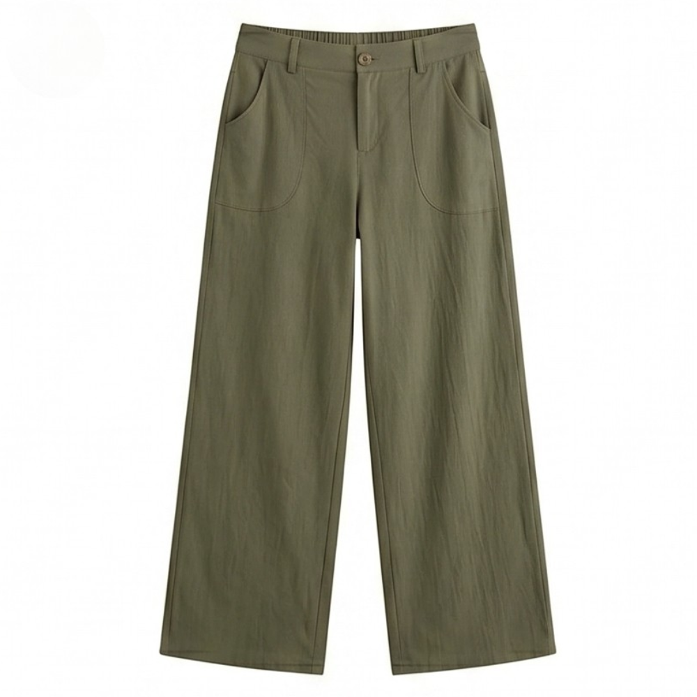 High-Waisted Wide-Leg Palazzo Pants