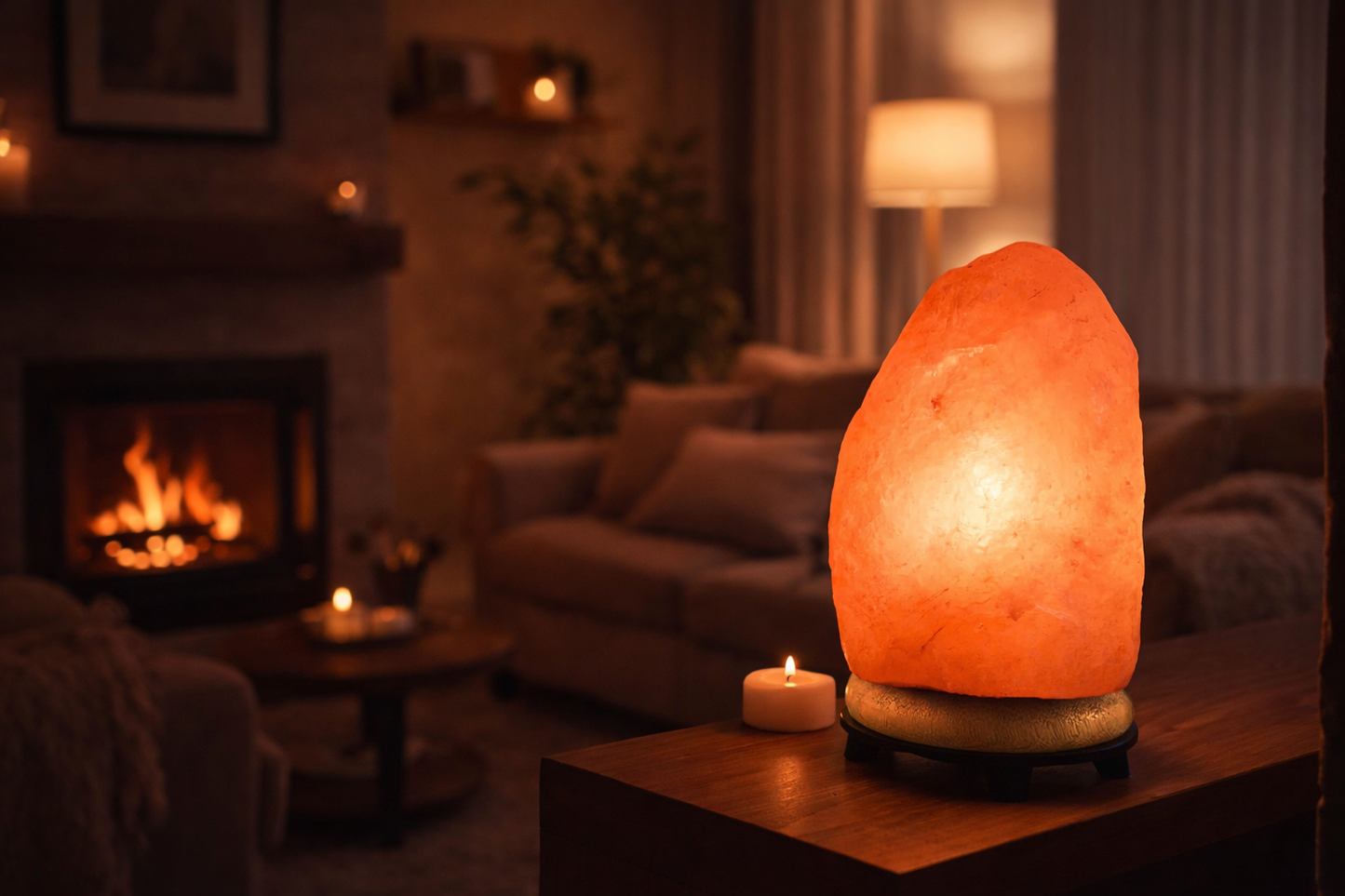Himalayan Salt Lamp – Light, Calm, and Natural Atmosphere (2 Sizes)