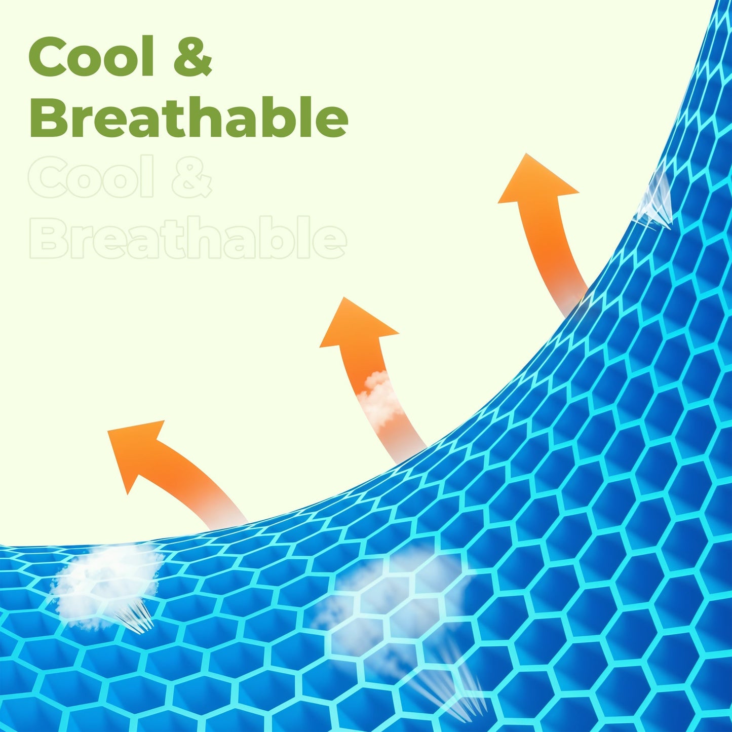 Honeycomb Gel Seat Cushion with Cover – Comfort for Chairs
