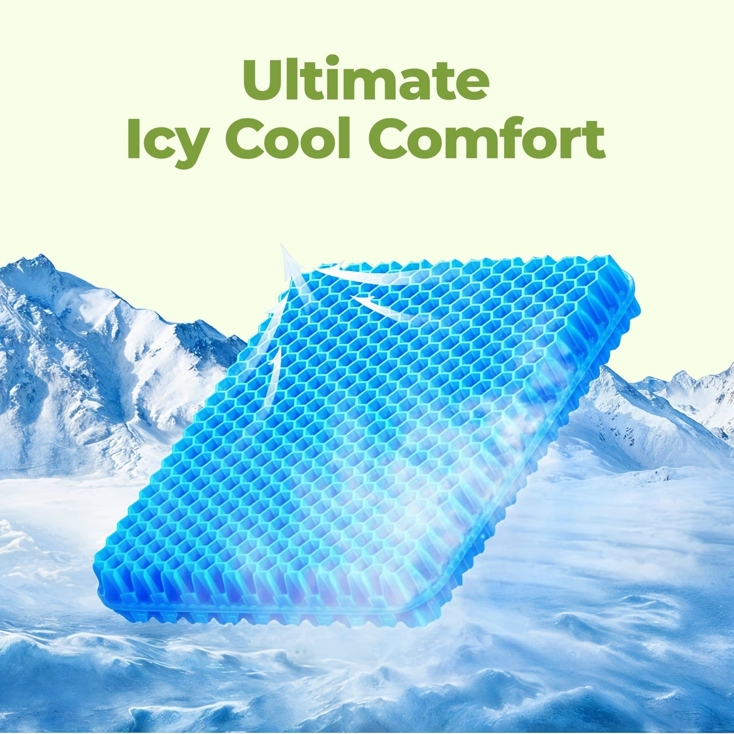 Honeycomb Gel Seat Cushion with Cover – Comfort for Chairs