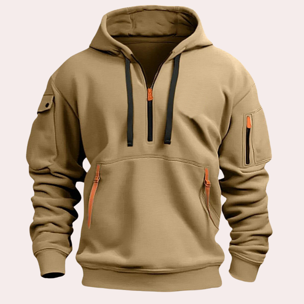 Hooded Sweatshirt - Comfort and Style for Men - Spring Favorite