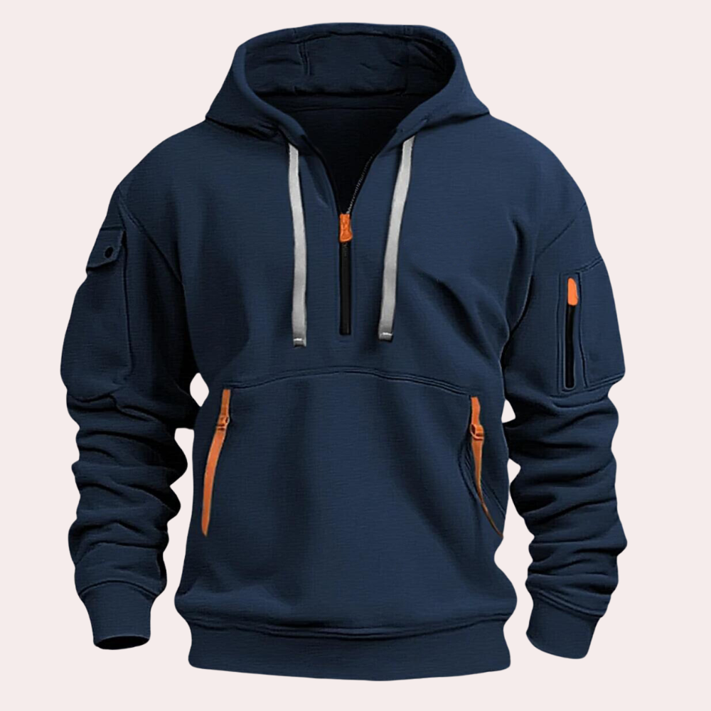 Hooded Sweatshirt - Comfort and Style for Men - Spring Favorite