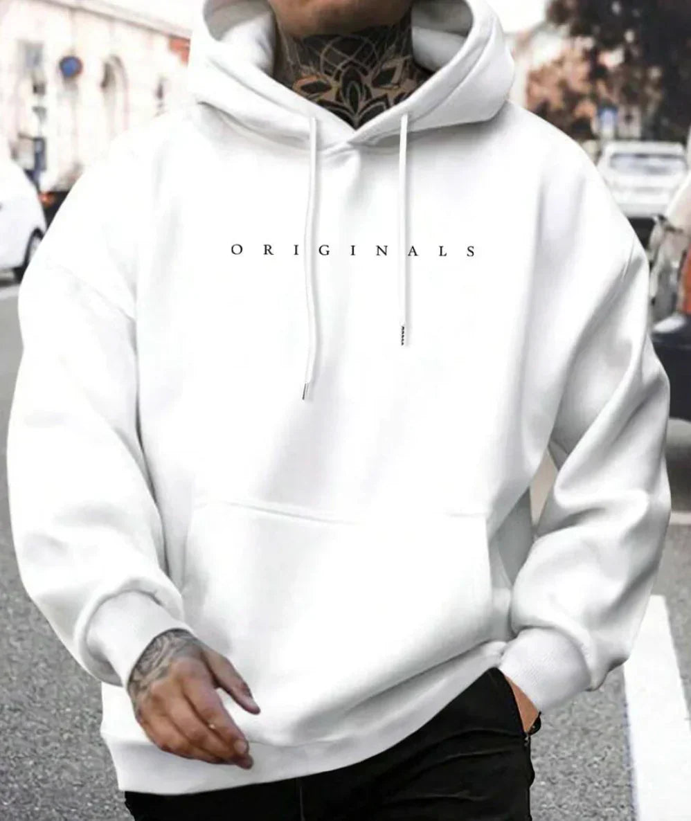 Hoodie for Men with Soft Fabric and Relaxed Style
