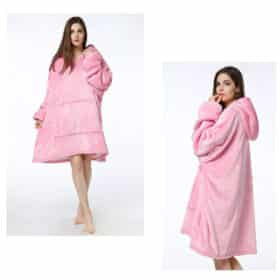 Hygge blanket with sleeves, hood & pocket - 200 x 150 cm