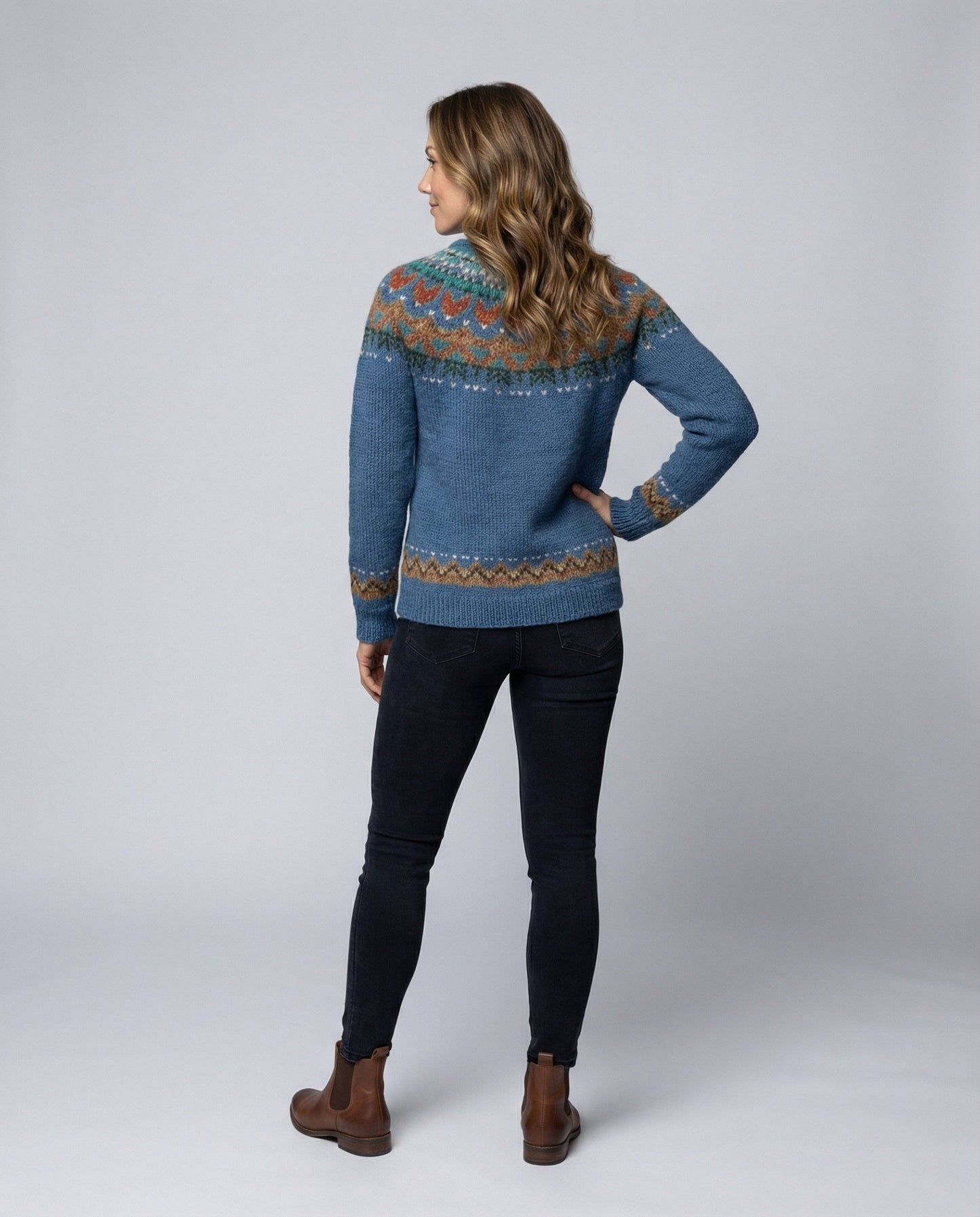 Icelandic Vintage Sweater with Timeless Design