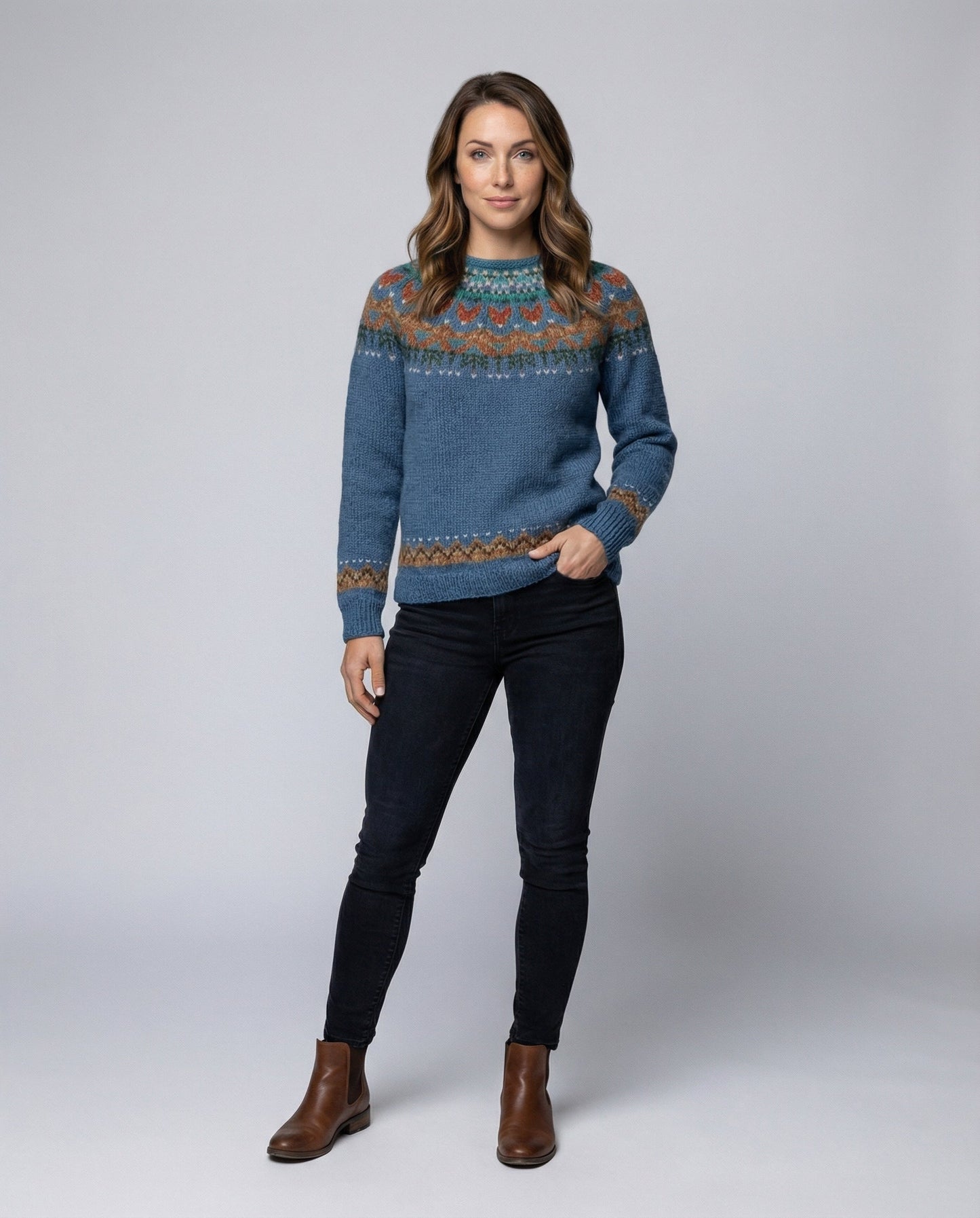 Icelandic Vintage Sweater with Timeless Design