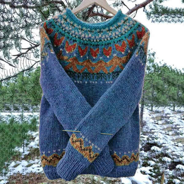 Icelandic Vintage Sweater with Timeless Design