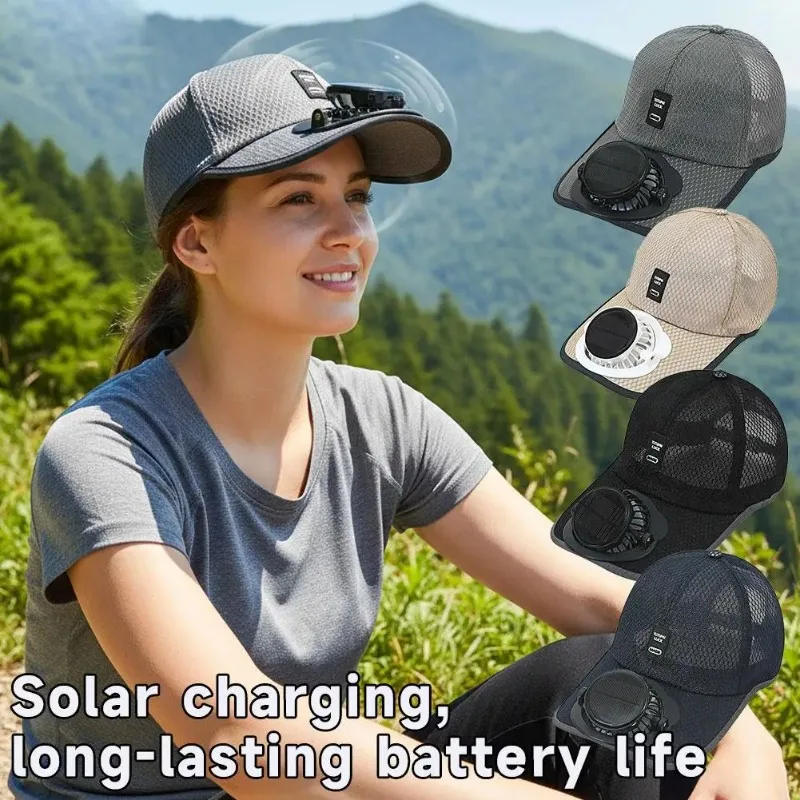 Icone™ CoolingCap: 2 In 1 Stylish Fan and Outdoor Cap