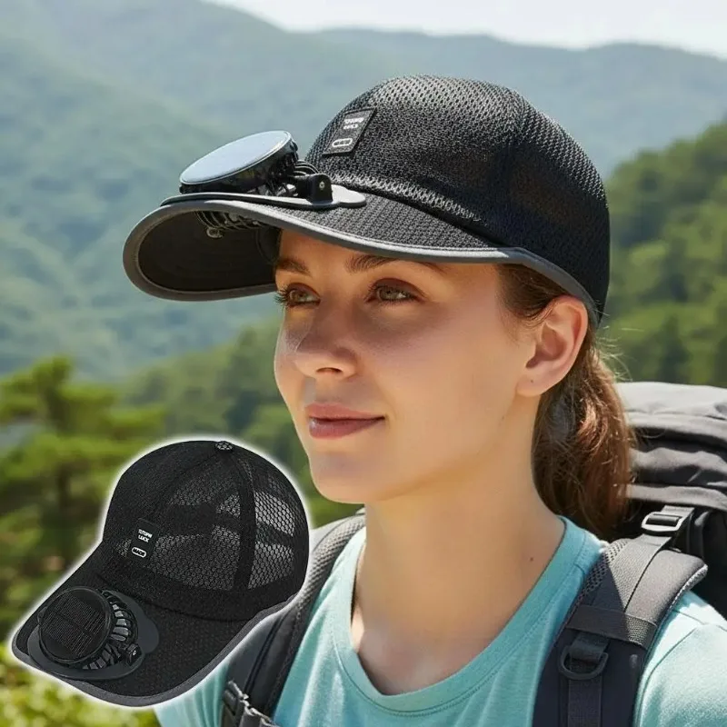 Icone™ CoolingCap: 2 In 1 Stylish Fan and Outdoor Cap