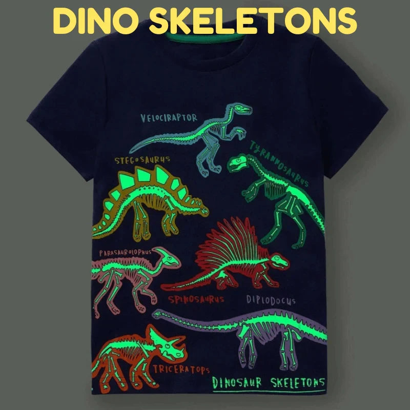 Icone™ DinoShirt: Kids Glow-in-the-Dark T-Shirt