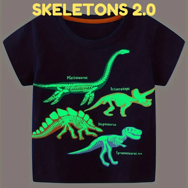 Icone™ DinoShirt: Kids Glow-in-the-Dark T-Shirt