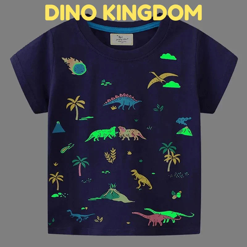 Icone™ DinoShirt: Kids Glow-in-the-Dark T-Shirt