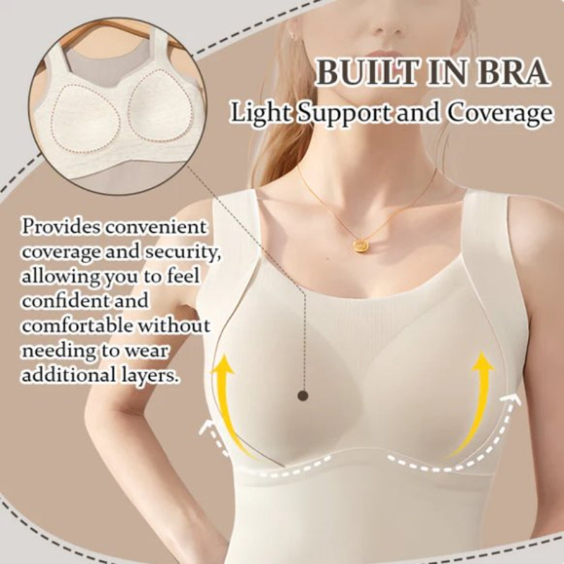 Icone™ Seamless Tank: Elegant Seamless Tank Top with Comfort Support