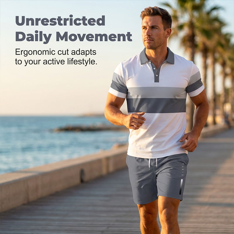 Icone™ SummerSet: Breathable Casual Summer Shirt And Shorts Set