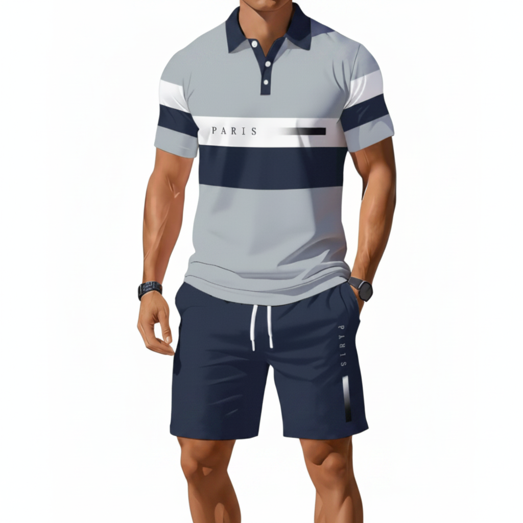 Icone™ SummerSet: Breathable Casual Summer Shirt And Shorts Set
