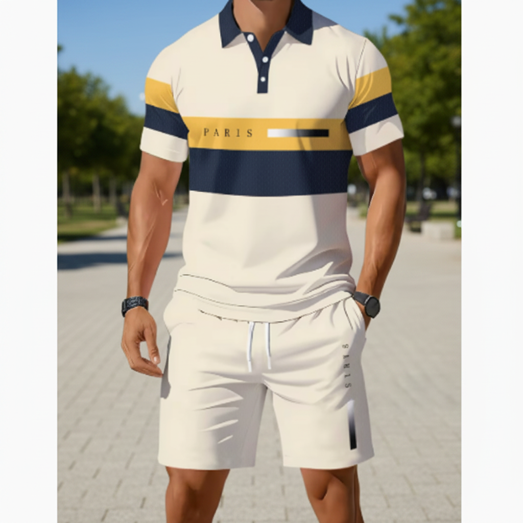 Icone™ SummerSet: Breathable Casual Summer Shirt And Shorts Set