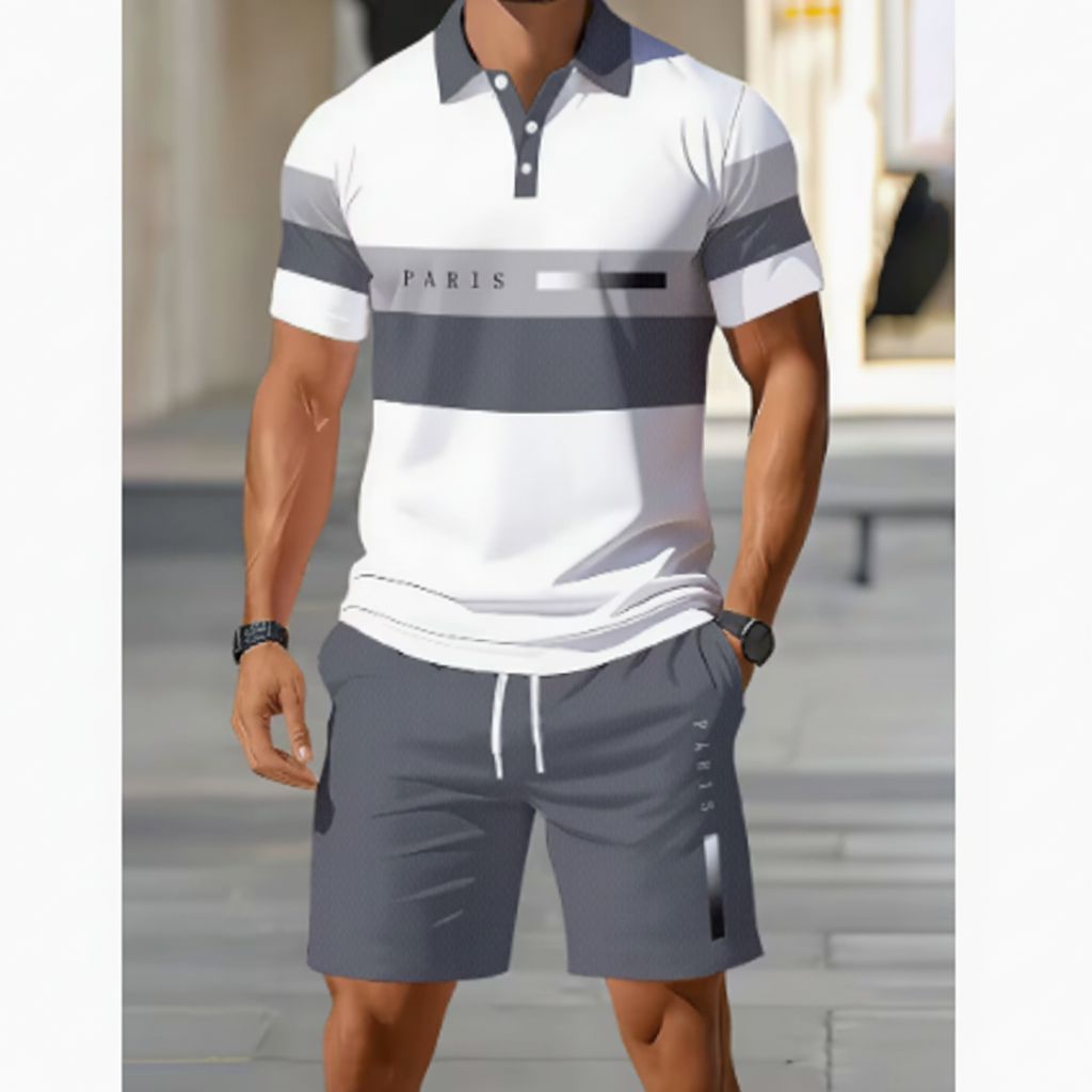 Icone™ SummerSet: Breathable Casual Summer Shirt And Shorts Set