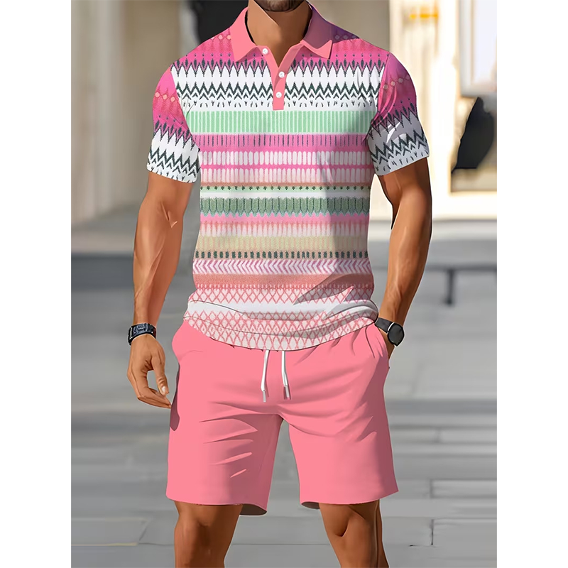 Icone™ SummerSet: Breathable Casual Summer Shirt And Shorts Set