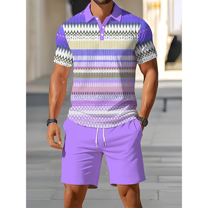 Icone™ SummerSet: Breathable Casual Summer Shirt And Shorts Set