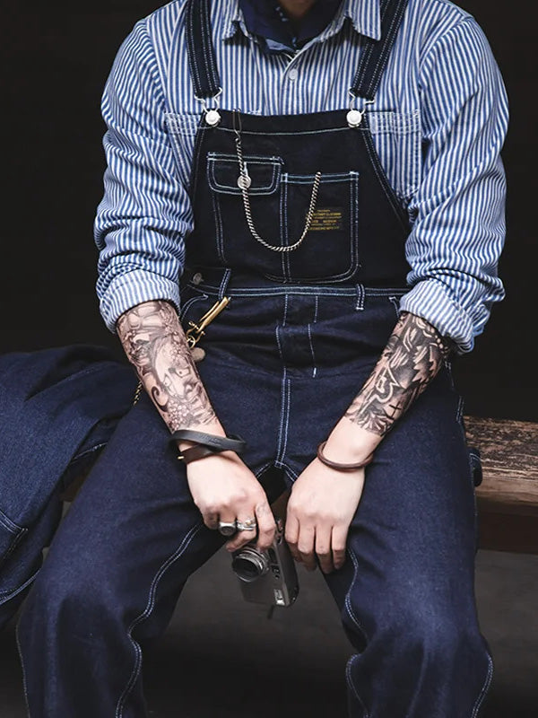 Indigo Overalls | Comfort and Durability for Men