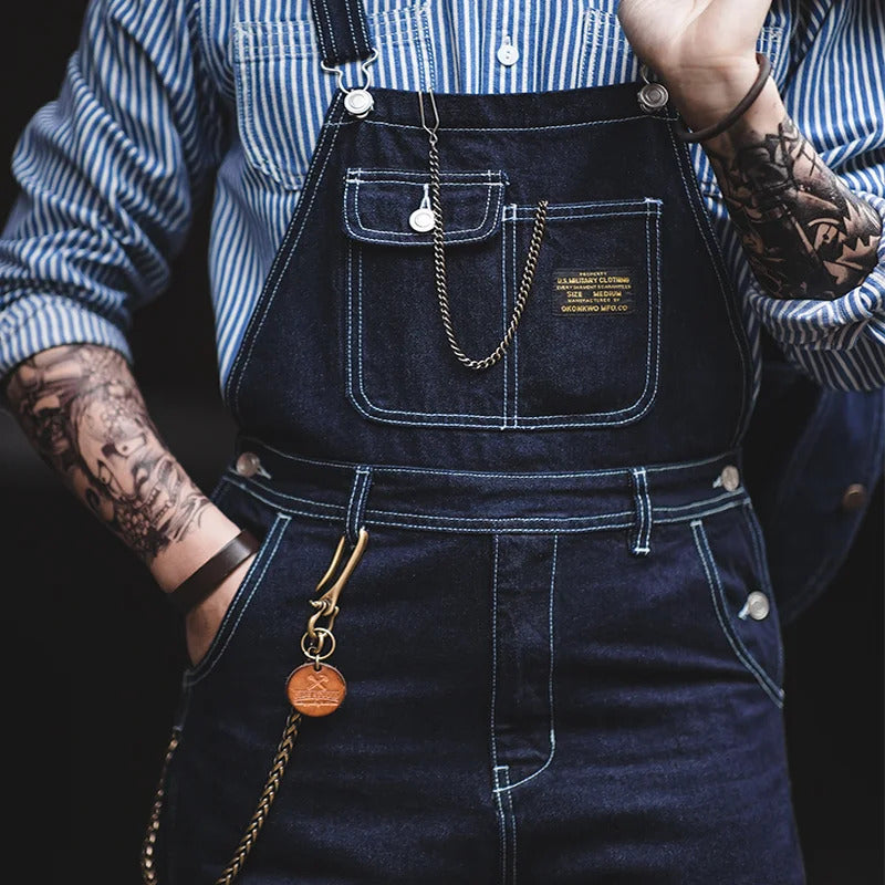Indigo Overalls | Comfort and Durability for Men