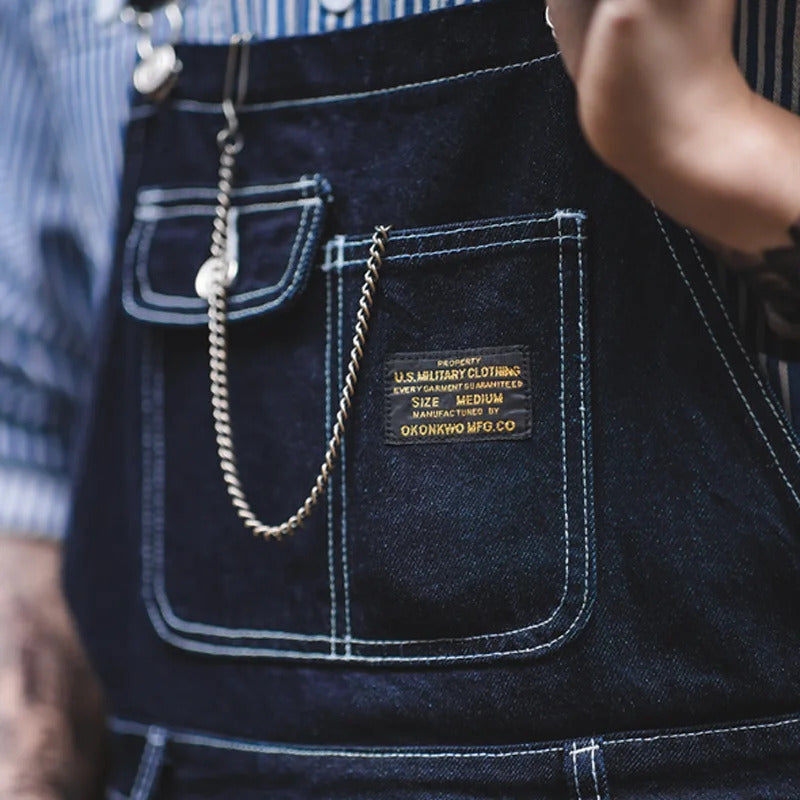 Indigo Overalls | Comfort and Durability for Men