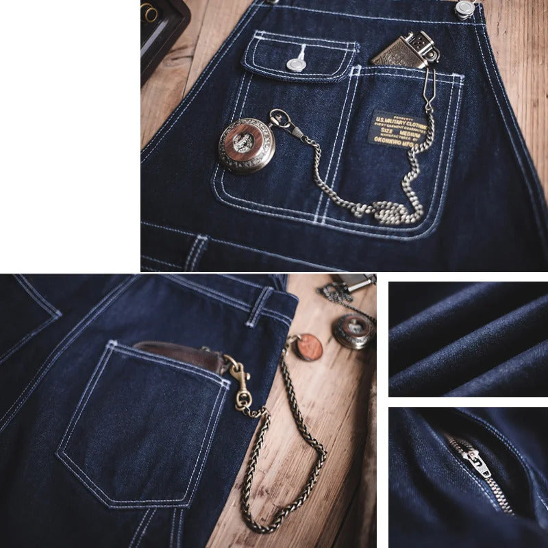 Indigo Overalls | Comfort and Durability for Men